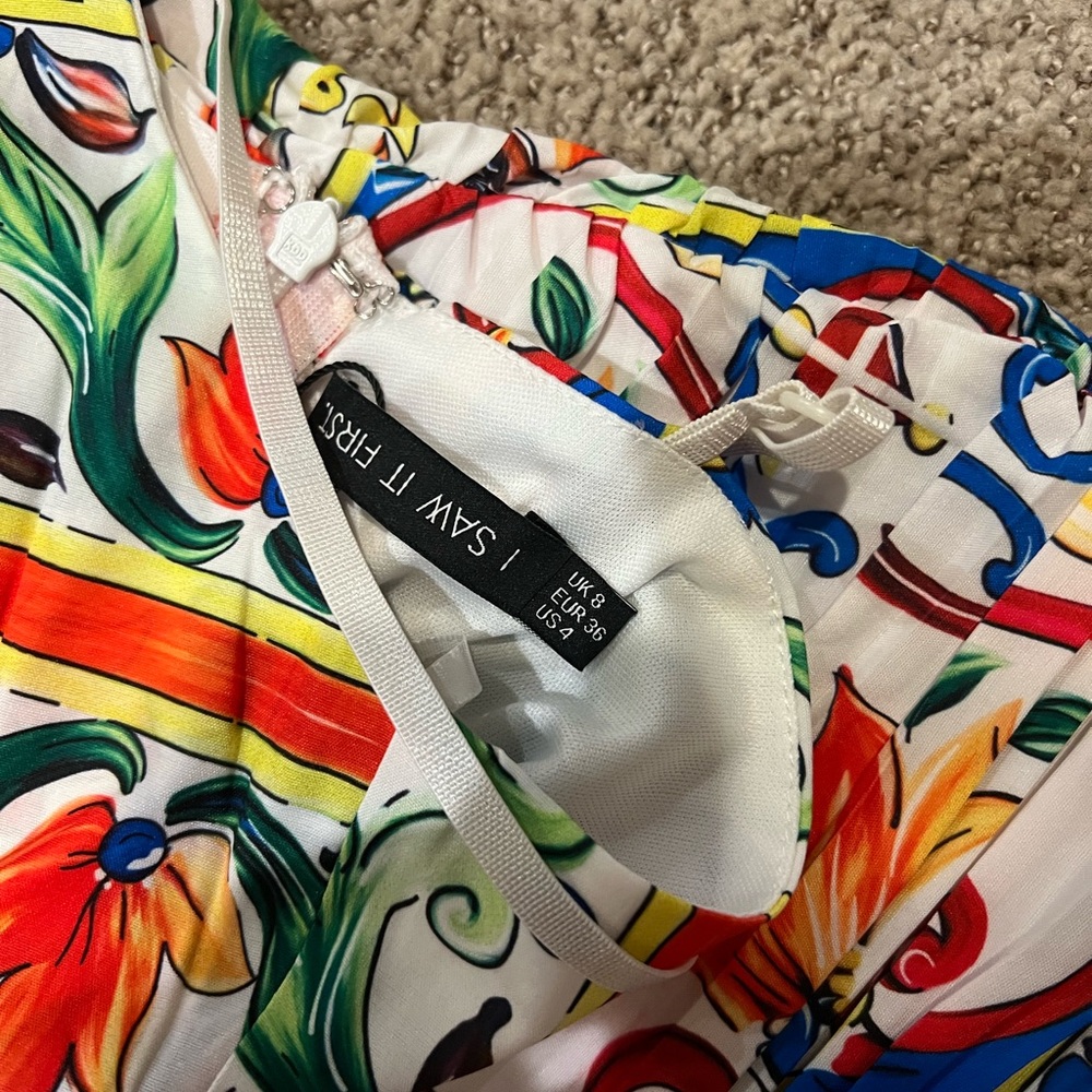 REVOLVE Multicolor Patterned Mini Dress - Picture 6 of 6